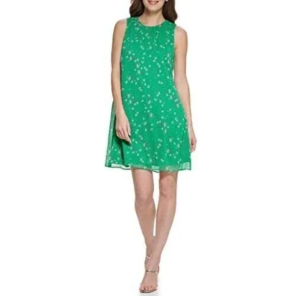 green emerald velvet dress Floral Fit & Flare Midi Dress | Fit and Flare main image 0